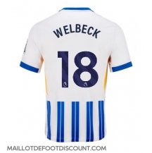 Maillot de football Réplique Brighton Danny Welbeck #18 Domicile 2024-25 Manche Courte
