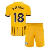 Maillot de football Réplique Brighton Danny Welbeck #18 Extérieur Enfant 2024-25 Manche Courte (+ Pantalon court)
