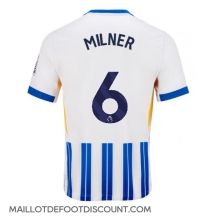 Maillot de football Réplique Brighton James Milner #6 Domicile 2024-25 Manche Courte
