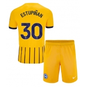 Maillot de football Réplique Brighton Pervis Estupinan #30 Extérieur Enfant 2024-25 Manche Courte (+ Pantalon court)