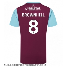 Maillot de football Réplique Burnley Josh Brownhill #8 Domicile 2024-25 Manche Courte