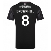 Maillot de football Réplique Burnley Josh Brownhill #8 Extérieur 2024-25 Manche Courte