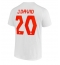 Maillot de football Réplique Canada Jonathan David #20 Extérieur Mondial 2022 Manche Courte