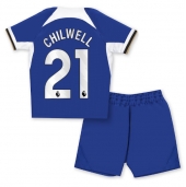 Maillot de football Réplique Chelsea Ben Chilwell #21 Domicile Enfant 2023-24 Manche Courte (+ Pantalon court)