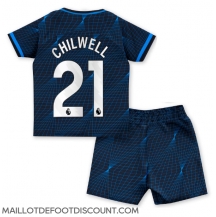 Maillot de football Réplique Chelsea Ben Chilwell #21 Extérieur Enfant 2023-24 Manche Courte (+ Pantalon court)