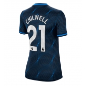 Maillot de football Réplique Chelsea Ben Chilwell #21 Extérieur Femme 2023-24 Manche Courte