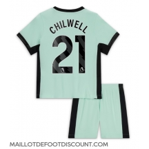 Maillot de football Réplique Chelsea Ben Chilwell #21 Troisième Enfant 2023-24 Manche Courte (+ Pantalon court)