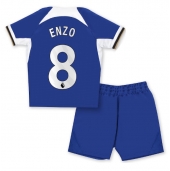 Maillot de football Réplique Chelsea Enzo Fernandez #8 Domicile Enfant 2023-24 Manche Courte (+ Pantalon court)
