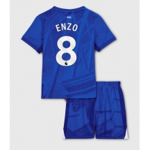 Maillot de football Réplique Chelsea Enzo Fernandez #8 Domicile Enfant 2025-26 Manche Courte (+ Pantalon court)