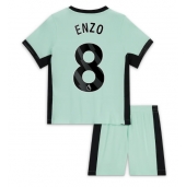 Maillot de football Réplique Chelsea Enzo Fernandez #8 Troisième Enfant 2023-24 Manche Courte (+ Pantalon court)