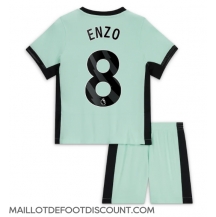 Maillot de football Réplique Chelsea Enzo Fernandez #8 Troisième Enfant 2023-24 Manche Courte (+ Pantalon court)