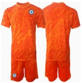 Maillot de football Réplique Chelsea Gardien de but Domicile Enfant 2024-25 Manche Courte (+ Pantalon court)