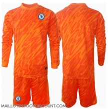 Maillot de football Réplique Chelsea Gardien de but Domicile Enfant 2024-25 Manche Longue (+ Pantalon court)