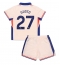 Maillot de football Réplique Chelsea Malo Gusto #27 Extérieur Enfant 2024-25 Manche Courte (+ Pantalon court)