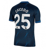 Maillot de football Réplique Chelsea Moises Caicedo #25 Extérieur 2023-24 Manche Courte