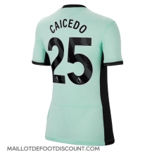 Maillot de football Réplique Chelsea Moises Caicedo #25 Troisième Femme 2023-24 Manche Courte