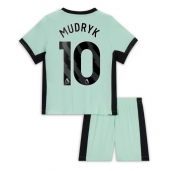 Maillot de football Réplique Chelsea Mykhailo Mudryk #10 Troisième Enfant 2023-24 Manche Courte (+ Pantalon court)