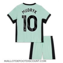 Maillot de football Réplique Chelsea Mykhailo Mudryk #10 Troisième Enfant 2023-24 Manche Courte (+ Pantalon court)