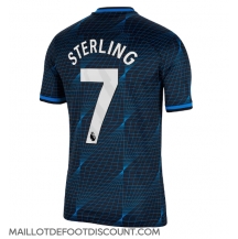 Maillot de football Réplique Chelsea Raheem Sterling #7 Extérieur 2023-24 Manche Courte