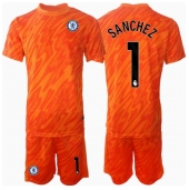 Maillot de football Réplique Chelsea Robert Sanchez #1 Gardien de but Domicile Enfant 2024-25 Manche Courte (+ Pantalon court)