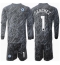 Maillot de football Réplique Chelsea Robert Sanchez #1 Gardien de but Extérieur Enfant 2024-25 Manche Longue (+ Pantalon court)