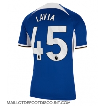 Maillot de football Réplique Chelsea Romeo Lavia #45 Domicile 2023-24 Manche Courte