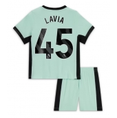 Maillot de football Réplique Chelsea Romeo Lavia #45 Troisième Enfant 2023-24 Manche Courte (+ Pantalon court)