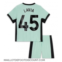 Maillot de football Réplique Chelsea Romeo Lavia #45 Troisième Enfant 2023-24 Manche Courte (+ Pantalon court)