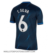 Maillot de football Réplique Chelsea Thiago Silva #6 Extérieur 2023-24 Manche Courte