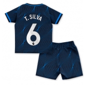 Maillot de football Réplique Chelsea Thiago Silva #6 Extérieur Enfant 2023-24 Manche Courte (+ Pantalon court)