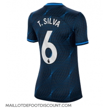Maillot de football Réplique Chelsea Thiago Silva #6 Extérieur Femme 2023-24 Manche Courte