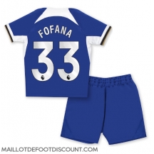 Maillot de football Réplique Chelsea Wesley Fofana #33 Domicile Enfant 2023-24 Manche Courte (+ Pantalon court)