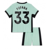 Maillot de football Réplique Chelsea Wesley Fofana #33 Troisième Enfant 2023-24 Manche Courte (+ Pantalon court)