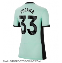 Maillot de football Réplique Chelsea Wesley Fofana #33 Troisième Femme 2023-24 Manche Courte