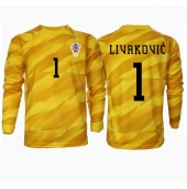 Maillot de football Réplique Croatie Dominik Livakovic #1 Gardien de but Domicile Europe 2024 Manche Longue
