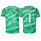 Maillot de football Réplique Croatie Dominik Livakovic #1 Gardien de but Extérieur Europe 2024 Manche Courte