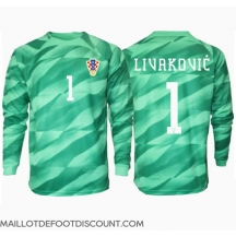 Maillot de football Réplique Croatie Dominik Livakovic #1 Gardien de but Extérieur Europe 2024 Manche Longue