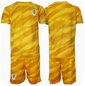 Maillot de football Réplique Croatie Gardien de but Domicile Enfant Europe 2024 Manche Courte (+ Pantalon court)