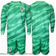 Maillot de football Réplique Croatie Gardien de but Extérieur Enfant Europe 2024 Manche Longue (+ Pantalon court)