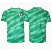 Maillot de football Réplique Croatie Gardien de but Extérieur Europe 2024 Manche Courte