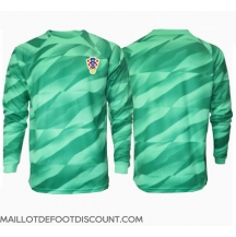 Maillot de football Réplique Croatie Gardien de but Extérieur Europe 2024 Manche Longue