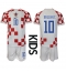Maillot de football Réplique Croatie Luka Modric #10 Domicile Enfant Mondial 2022 Manche Courte (+ Pantalon court)