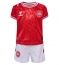 Maillot de football Réplique Danemark Domicile Enfant Europe 2024 Manche Courte (+ Pantalon court)