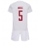 Maillot de football Réplique Danemark Joakim Maehle #5 Extérieur Enfant Mondial 2022 Manche Courte (+ Pantalon court)
