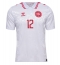 Maillot de football Réplique Danemark Kasper Dolberg #12 Extérieur Europe 2024 Manche Courte
