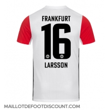 Maillot de football Réplique Eintracht Frankfurt Hugo Larsson #16 Domicile 2024-25 Manche Courte