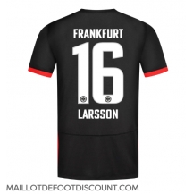 Maillot de football Réplique Eintracht Frankfurt Hugo Larsson #16 Extérieur 2024-25 Manche Courte