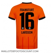 Maillot de football Réplique Eintracht Frankfurt Hugo Larsson #16 Troisième 2024-25 Manche Courte