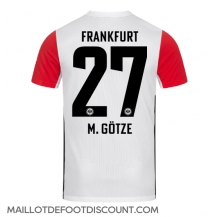 Maillot de football Réplique Eintracht Frankfurt Mario Gotze #27 Domicile 2024-25 Manche Courte