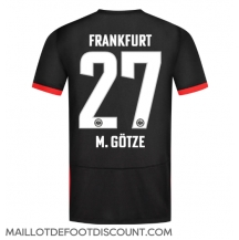 Maillot de football Réplique Eintracht Frankfurt Mario Gotze #27 Extérieur 2024-25 Manche Courte